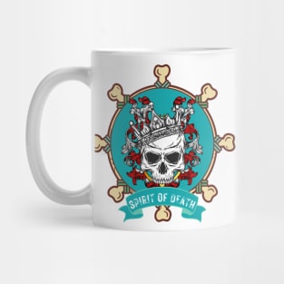 King Skull with Coat of Arms Mug
